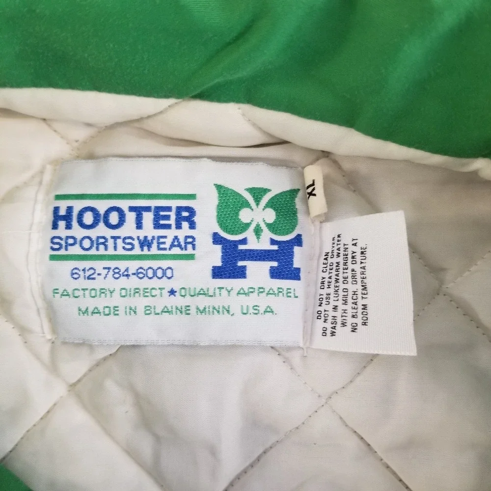 Vintage Minnesota North‎ Star Jacket Mens XL Green Black Clolor Block 90s USA